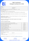 2026 Full Booking Form